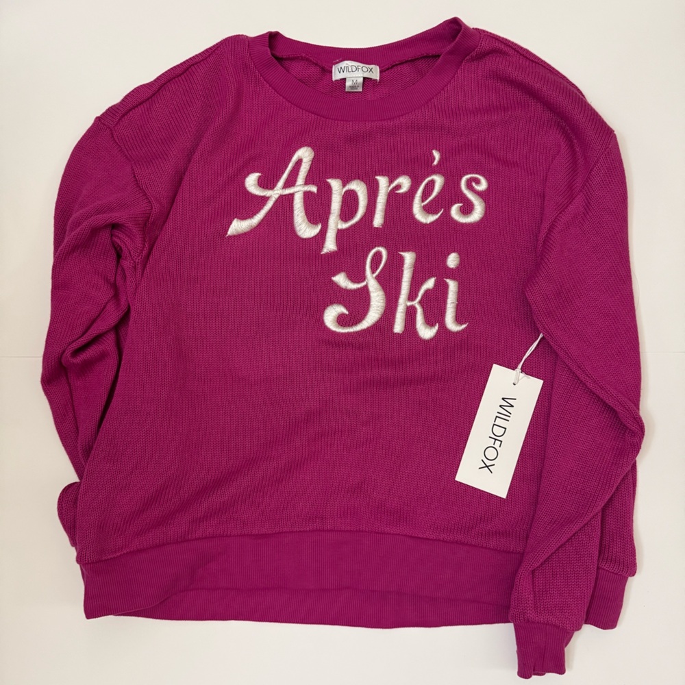 Wildfox Fuchsia Après Ski Knit